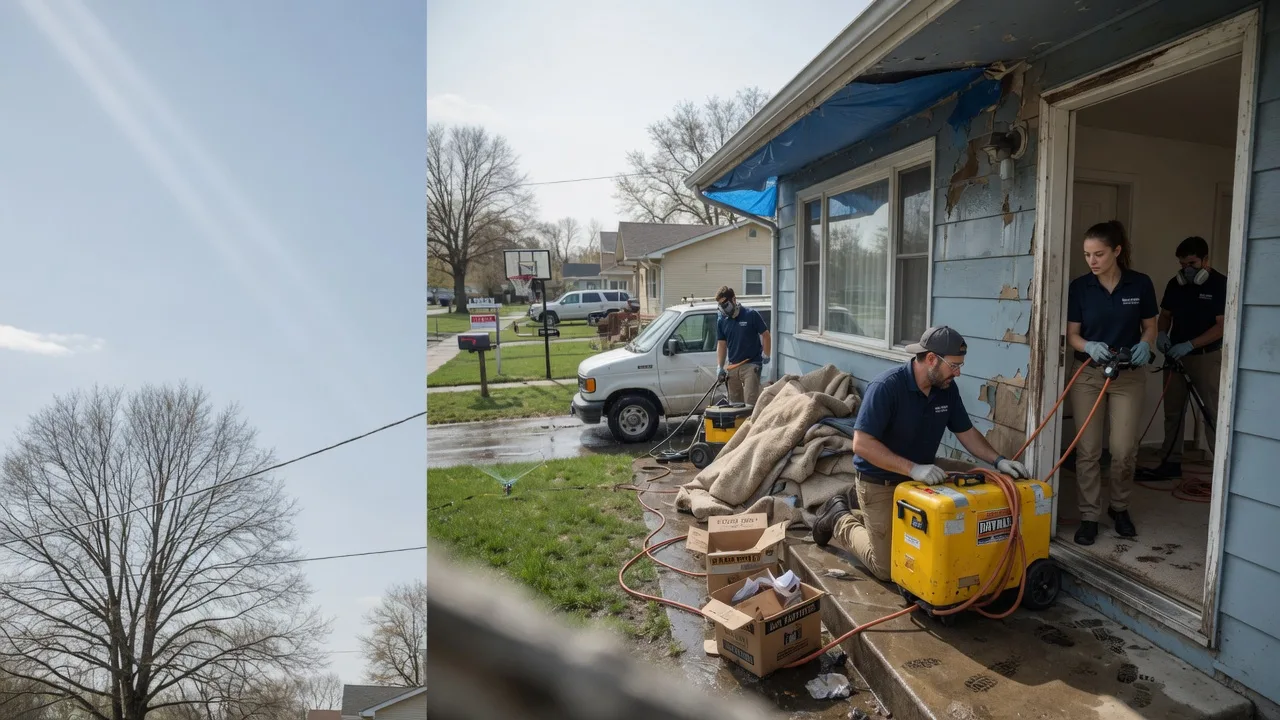 Basement Flood Cleanup in Masonic Home, KY near me